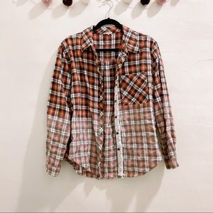 POL Button Down Flannel Sz M